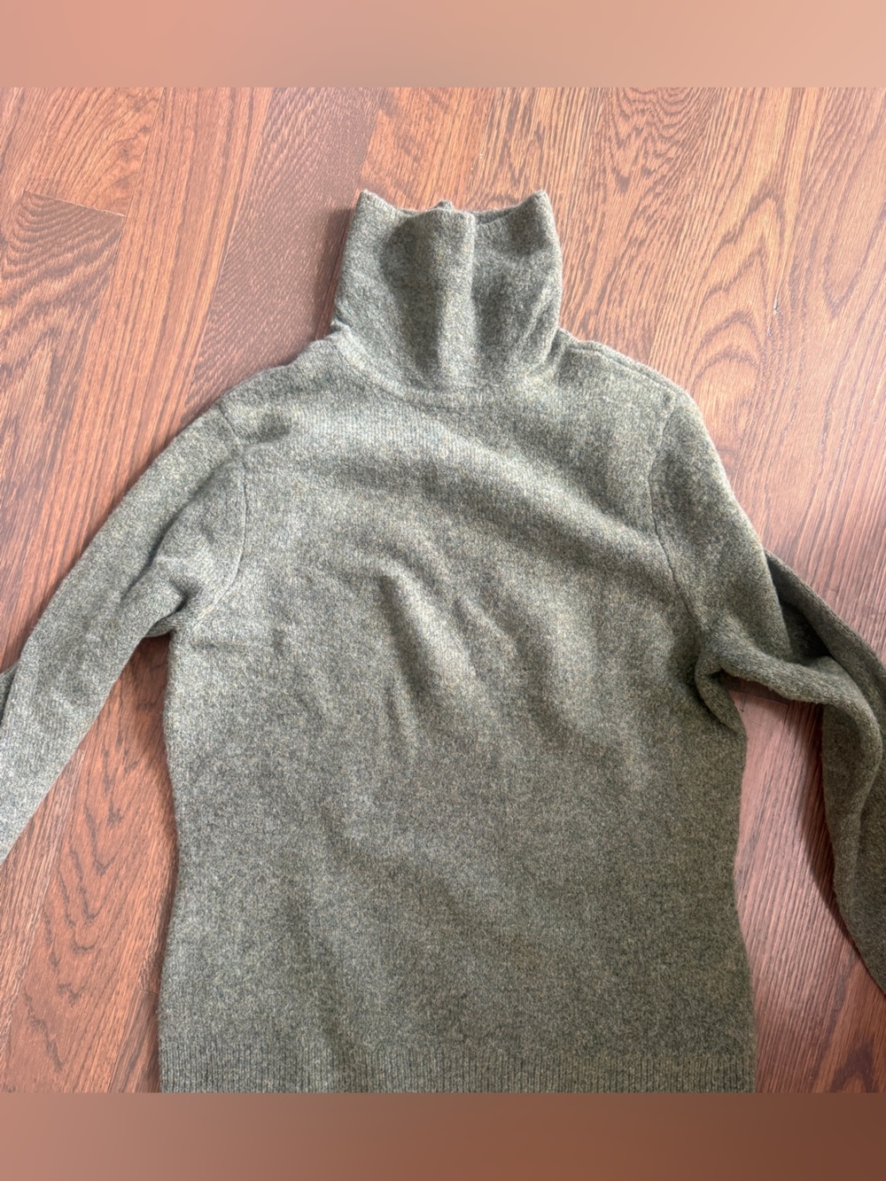 Abercrombie Olive Green Cowl Neck Sweater Soft Knit Fall Women's S